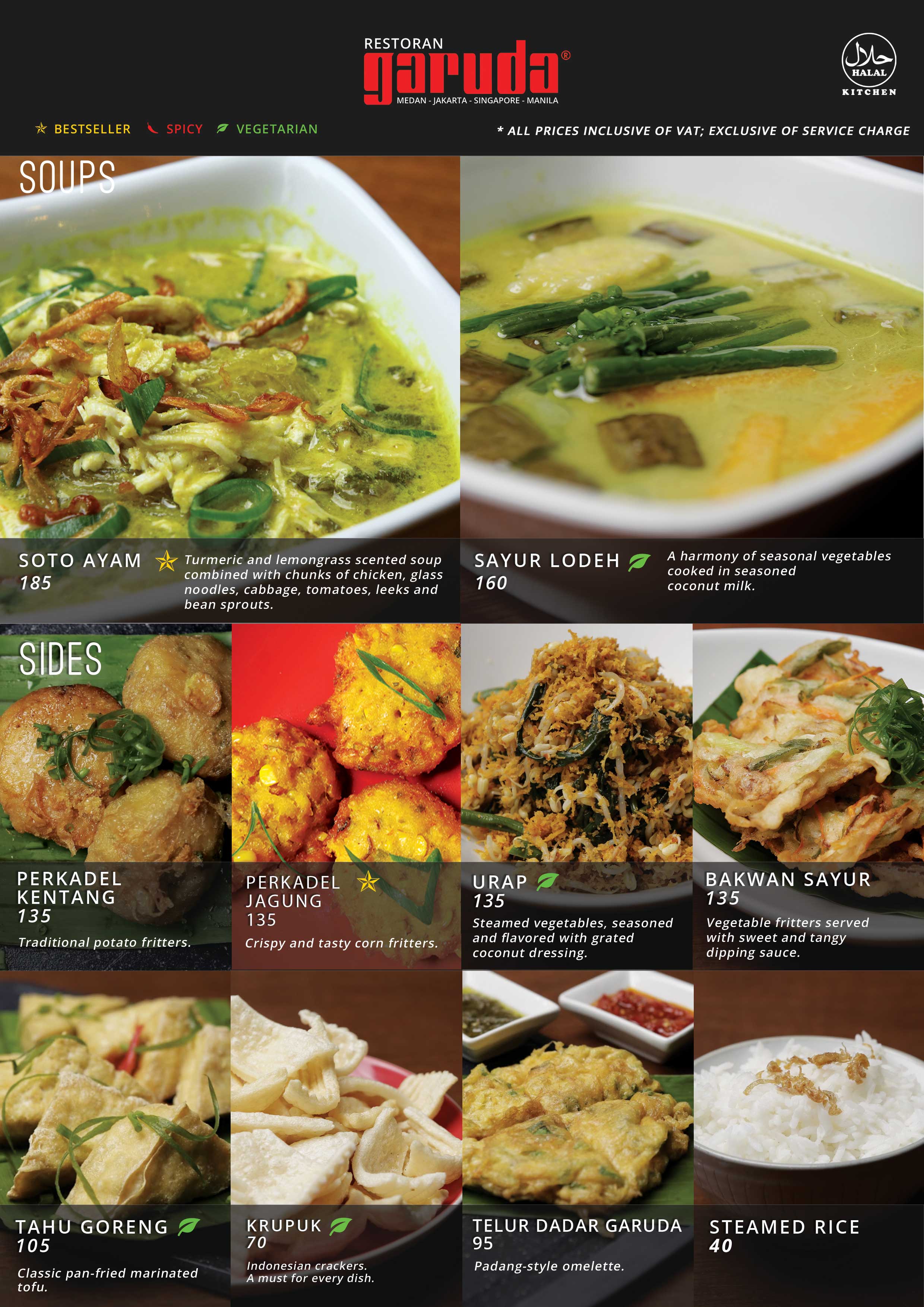 Garuda Soups and Sides